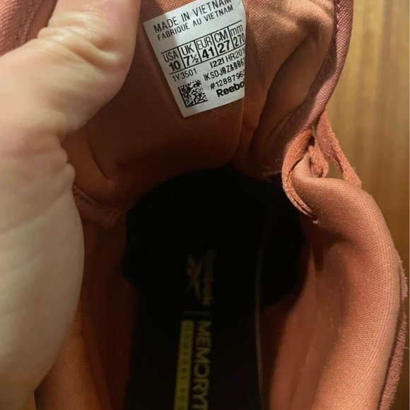 REEBOK HI TOP SNEAKERS IN BURNT ORANGE WOMENS SIZE 10 US - Picture 3 of 4